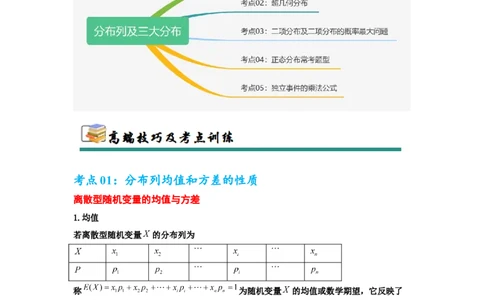 考点巩固卷24分布列及三大分布(五大考点)（解析版）_02高考数学_2025年新高考资料_一轮复习_2025年高考数学一轮复习考点通关卷（新高考通用）