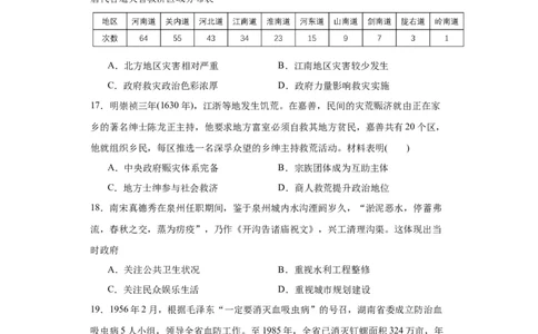 经济类热点--民生问题、人文关怀-2023-2024学年高三历史二轮（专题训练）原卷版_07高考历史_2024年新高考资料_2.2024二轮复习_2024届高三历史统编版二轮复习专项训练