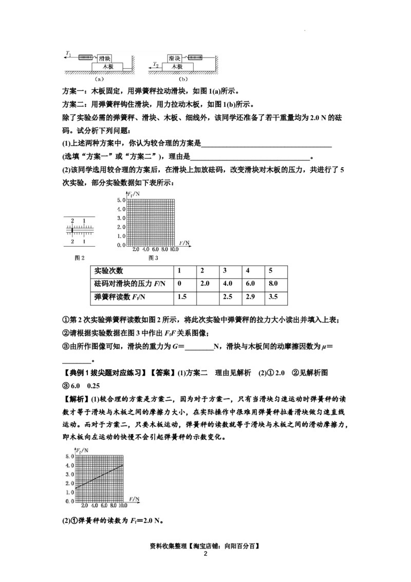 知识点22：应用动力学方法测动摩擦因数（拔尖解析版）_04高考物理_新高考复习资料_2024新高考复习资料_一轮复习资料_拔尖版2024届高考物理一轮复习讲义及对应练习