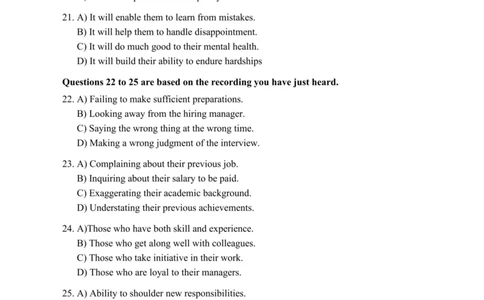 2021.12六级真题全3套(带书签)_02.四六级真题+模拟题（0128）_六级真题+音频+解析(0128)_03.2016&mdash;2025六级新题型_2021年12月六级