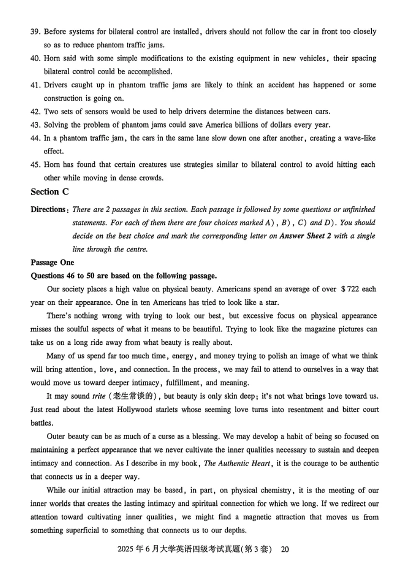 2025年6月三套真题带答案解析_最新更新，视频都在这_2026、6月四级速转存易和谐_讲义_就这样过英语四级真题+模拟