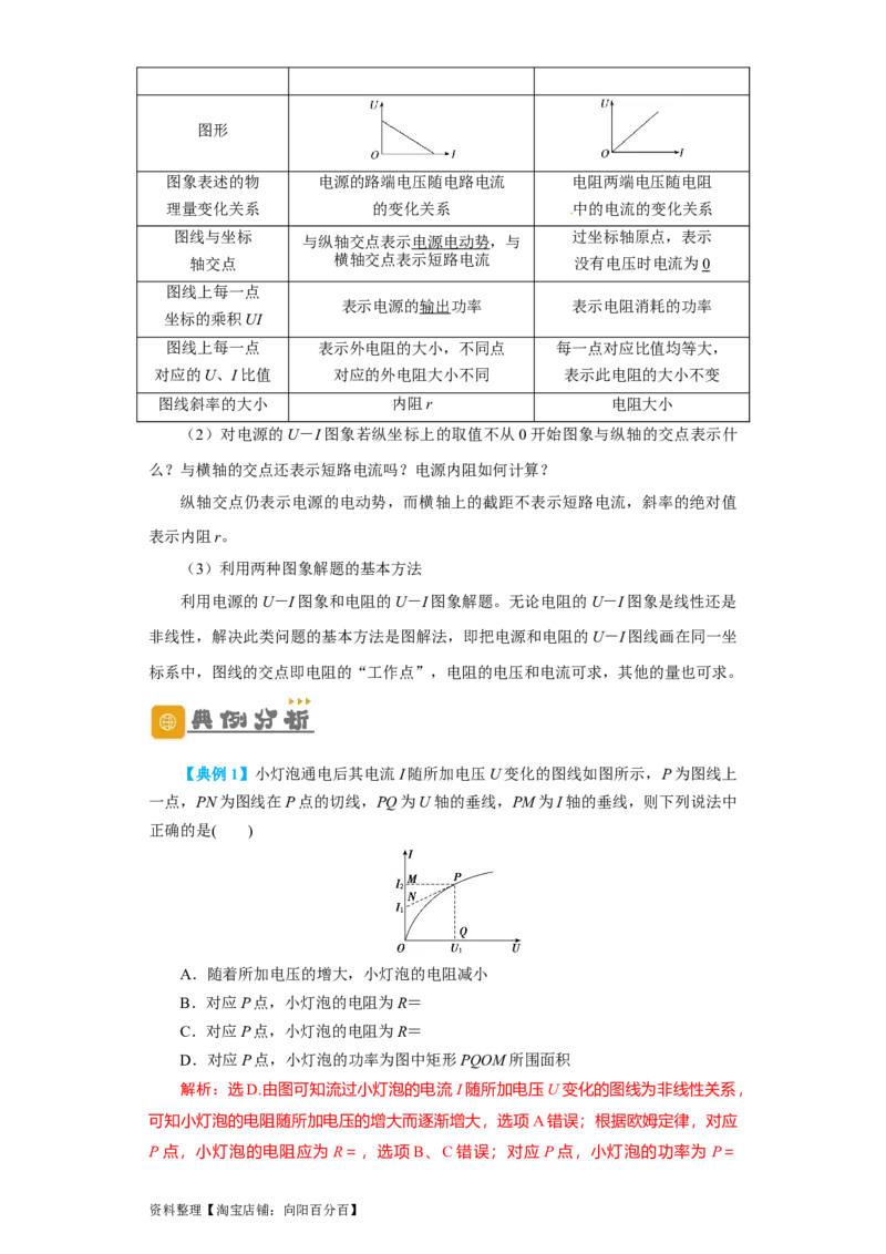 第29讲　电流　电阻　电功　电功率（解析版）_04高考物理_新高考复习资料_2024新高考复习资料_一轮复习资料_完划重点2024年高考一轮复习精细讲义