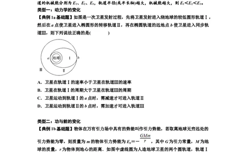 知识点33：卫星变轨及对接问题（原卷版）_04高考物理_新高考复习资料_2024新高考复习资料_一轮复习资料_基础版2024届高考物理一轮复习讲义及对应练习