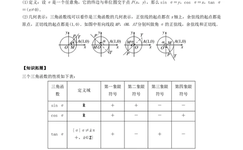 考向17任意角、弧度制及其任意角的三角函数（重点）-备战2022年高考数学一轮复习考点微专题（新高考地区专用）_02高考数学_新高考复习资料_2022年新高考资料