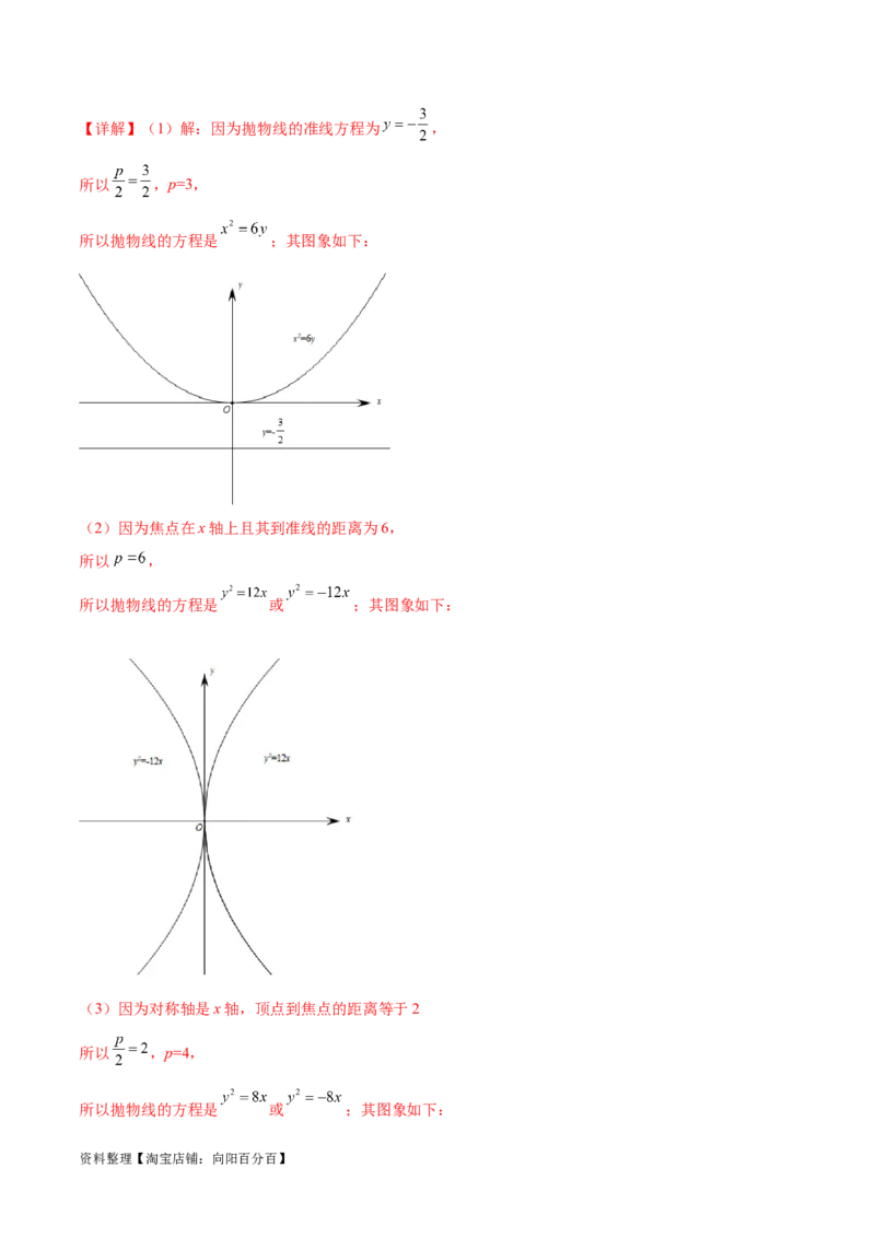 考点巩固卷22抛物线方程及其性质(十大考点)（解析版）_02高考数学_新高考复习资料_2024年新高考资料_一轮复习资料_完2024年高考数学一轮复习考点通关卷（新高考）_考点巩固卷