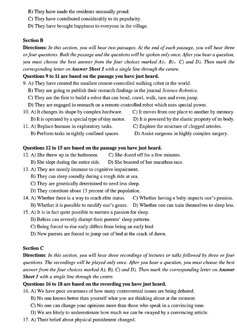 2024.06英语六级真题第2套_最新更新，视频都在这_2026、6月四级速转存易和谐_四六级真题+资料包_六级真题_2024年9月大学英语六级真题答案解析（全三套）