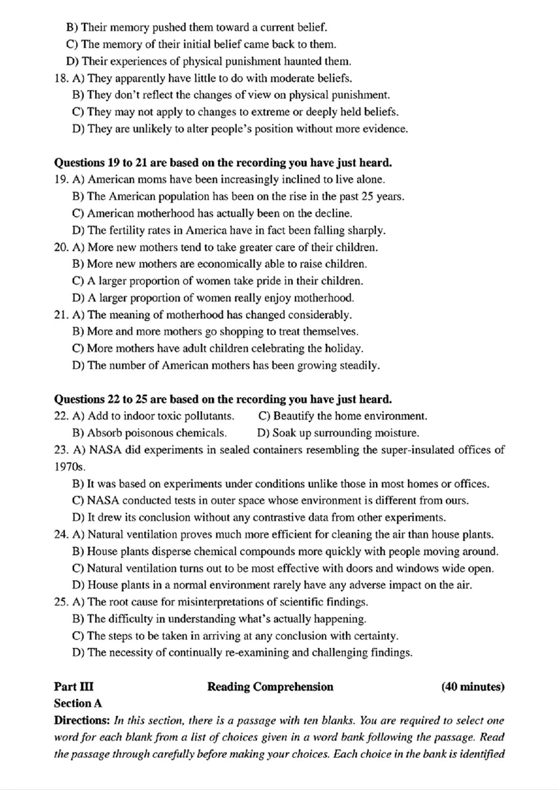 2024.06英语六级真题第2套_最新更新，视频都在这_2026、6月四级速转存易和谐_四六级真题+资料包_六级真题_2024年9月大学英语六级真题答案解析（全三套）