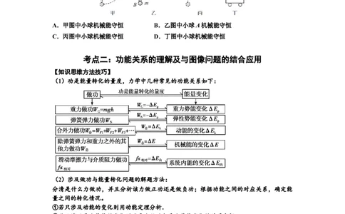 知识点38：机械能守恒定律和功能关系的理解及应用（提高原卷版）_04高考物理_新高考复习资料_2024新高考复习资料_一轮复习资料_提高版2024届高考物理一轮复习讲义及对应练习