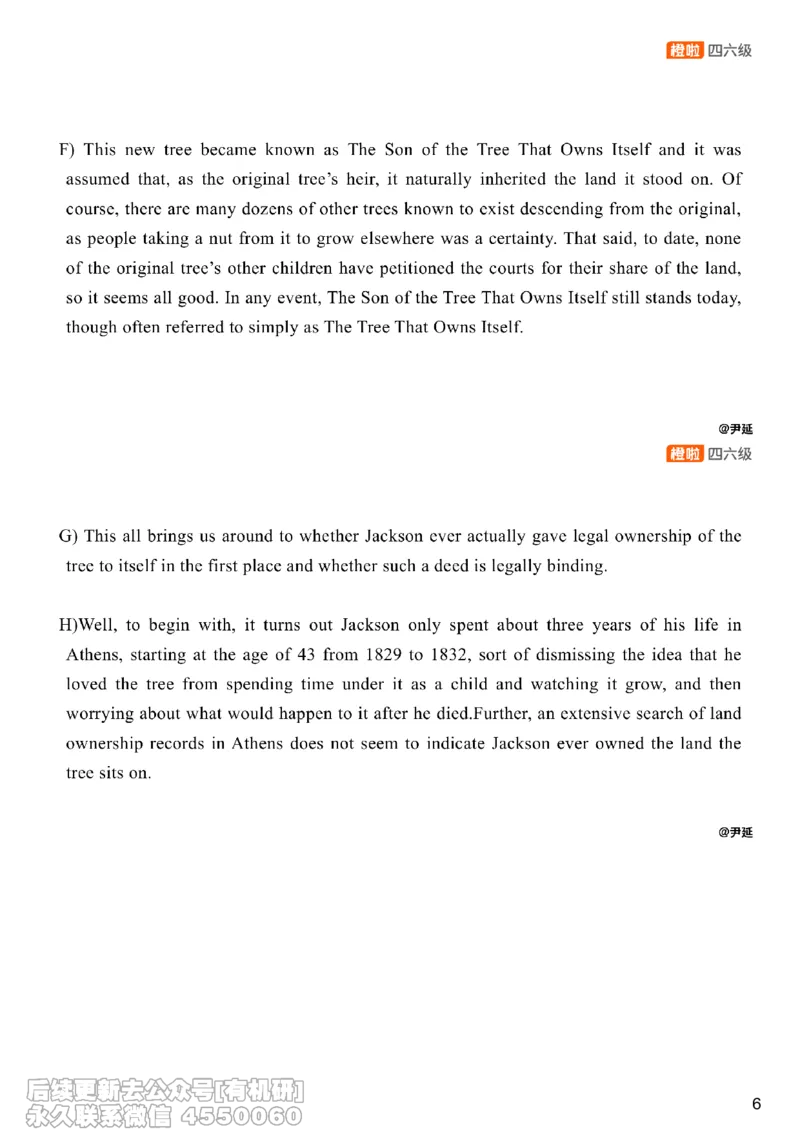 [23.5]--六级阅读模考讲评-信息匹配_最新更新，视频都在这_2026、6月四级速转存易和谐_1、2025年6月四级_10.2026四级英语橙啦_{1}--课程_{23}--六级5月30日模考解析