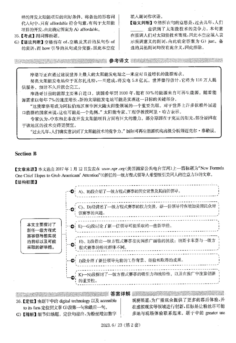 2023.06四级解析全3套(带书签)_02.四六级真题+模拟题（0128）_四级真题+音频+解析(0128)_03.2016&mdash;2025年新题型_2023年06月四级