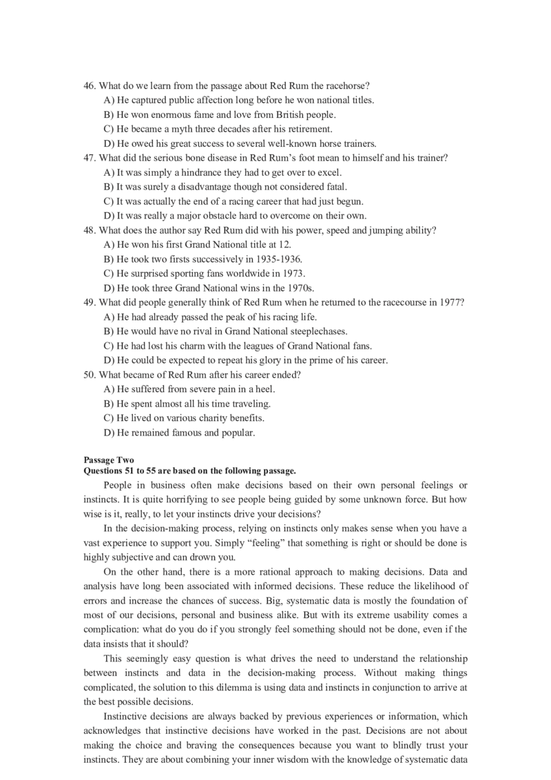 2023年12月四级真题全3套_02.四六级真题+模拟题（0128）_四级真题+音频+解析(0128)_03.2016&mdash;2025年新题型_2023年12月四级_2023.12四级真题word