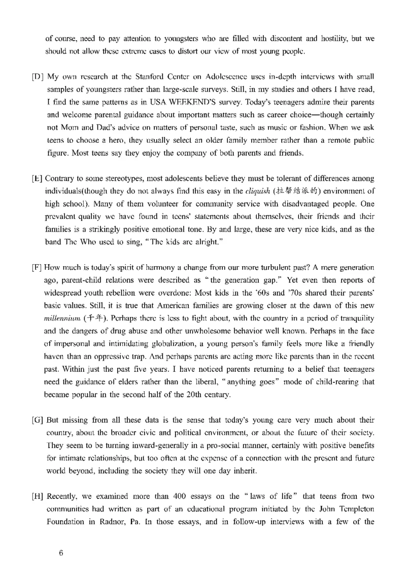 2016.06六级真题全3套(带书签)_02.四六级真题+模拟题（0128）_六级真题+音频+解析(0128)_03.2016&mdash;2025六级新题型_2016年06月六级