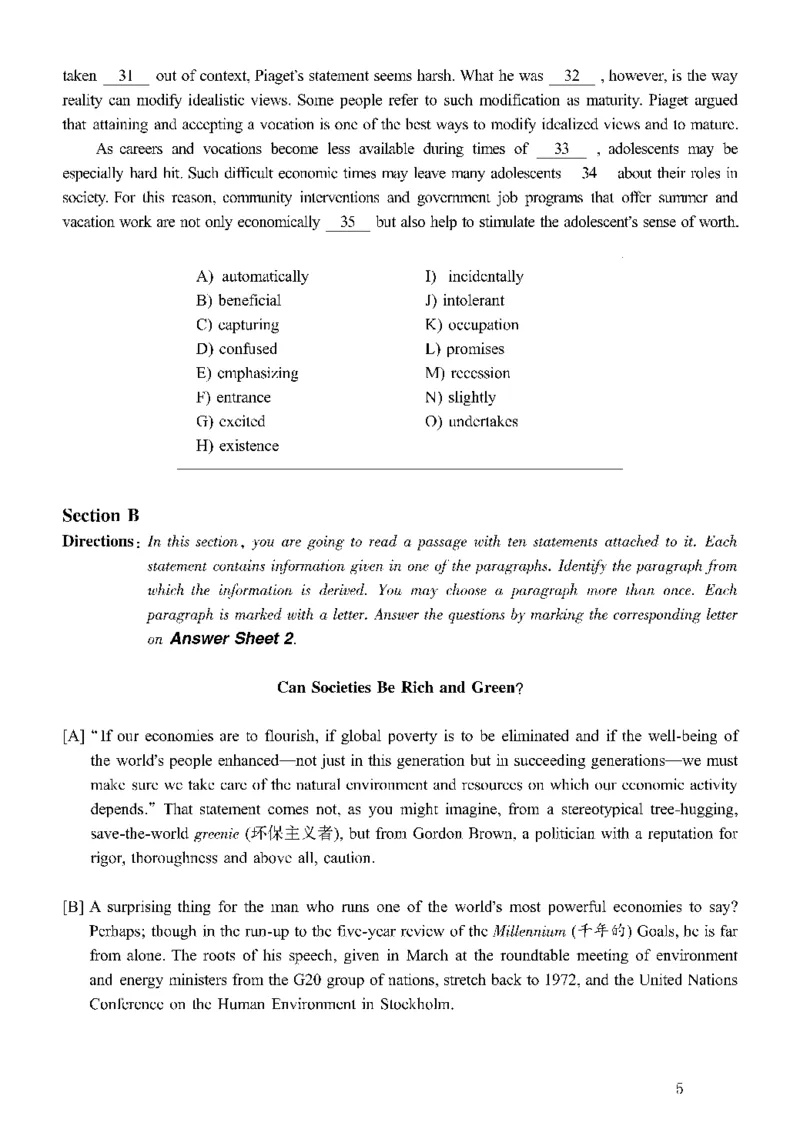 2016.06六级真题全3套(带书签)_02.四六级真题+模拟题（0128）_六级真题+音频+解析(0128)_03.2016&mdash;2025六级新题型_2016年06月六级