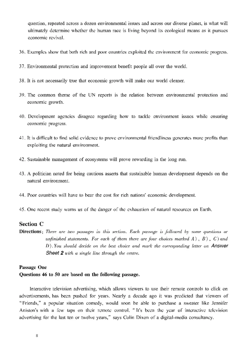 2016.06六级真题全3套(带书签)_02.四六级真题+模拟题（0128）_六级真题+音频+解析(0128)_03.2016&mdash;2025六级新题型_2016年06月六级