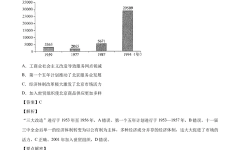 考点18经济体制改革和对外开放格局的初步形成-备战2022年高考历史一轮复习考点帮（新高考专用）_07高考历史_新高考复习资料_2022年新高考复习资料