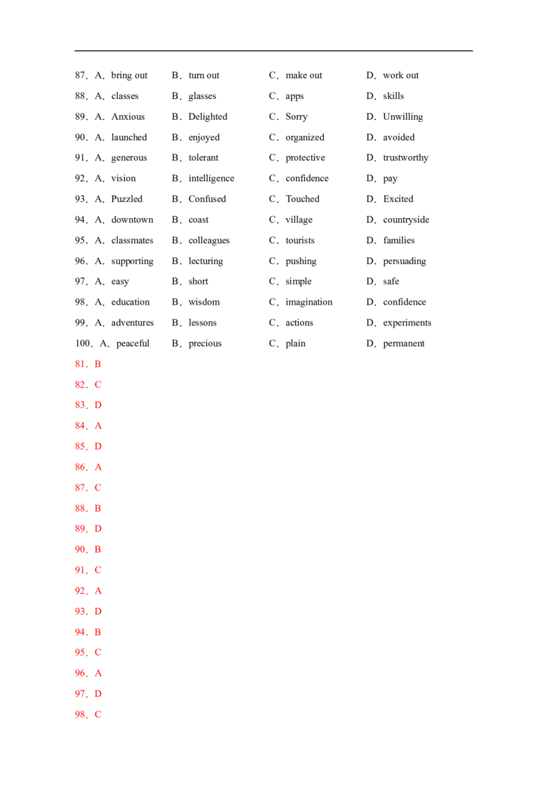 考点21完形填空（全国卷专用）（解析版）_03高考英语_新高考复习资料_2023年新高考资料_一轮复习_备战2023年高考英语一轮复习考点帮（新高考专用）_考点21完形填空（全国卷专用）