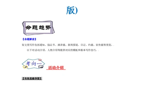 考点24应用文写作：活动介绍、人物介绍(解析版)_03高考英语_新高考复习资料_2023年新高考资料_一轮复习_备战2023年高考英语一轮复习考点帮（新高考专用）
