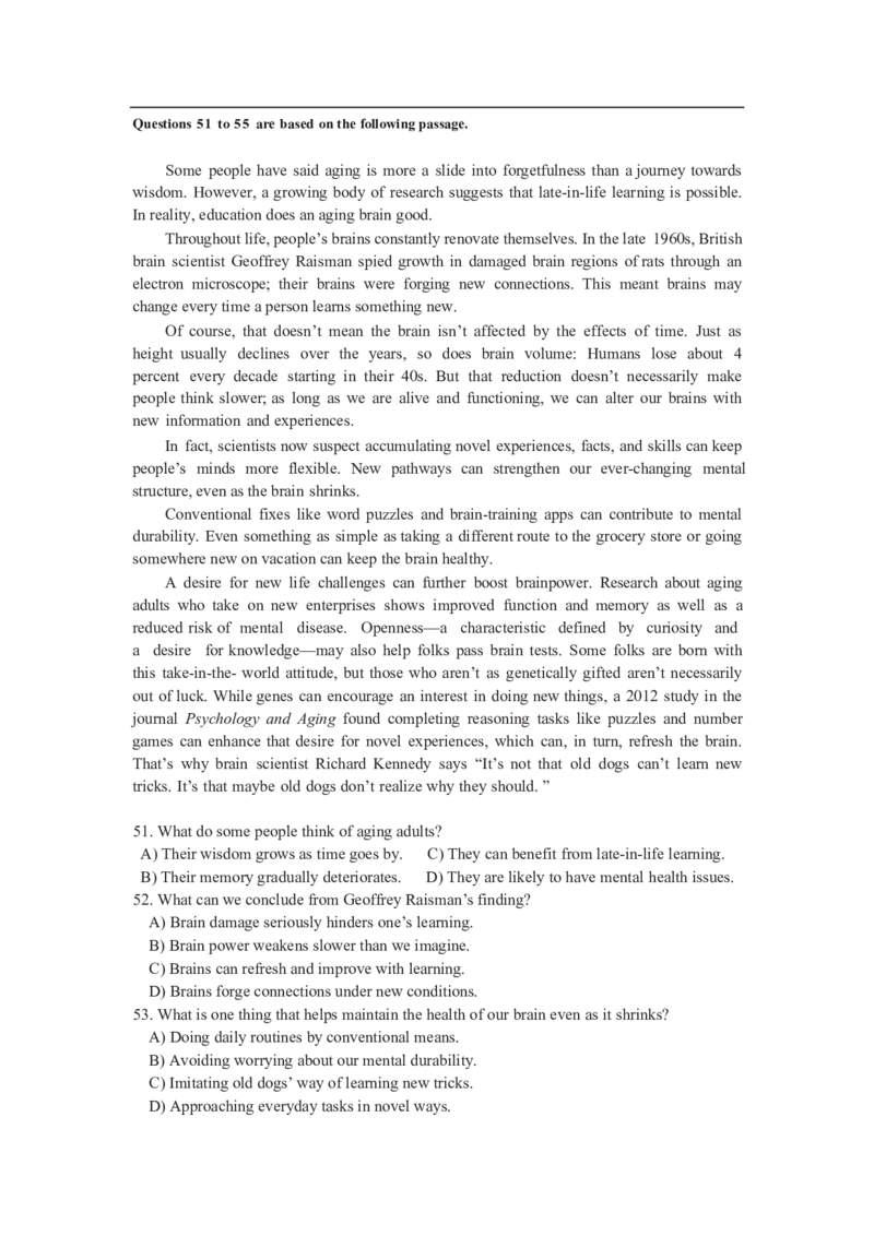 2024年06月四级真题全3套_02.四六级真题+模拟题（0128）_四级真题+音频+解析(0128)_03.2016&mdash;2025年新题型_2024年06月四级_2024.06四级真题word