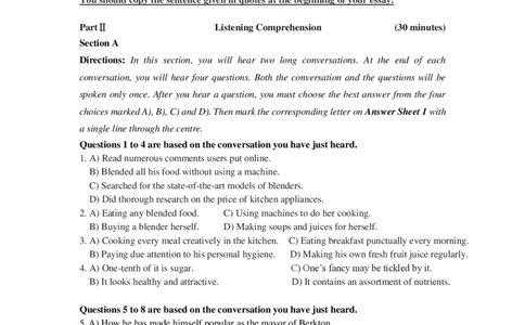 2024年06月大学英语六级考试真题（第2套）_最新更新，视频都在这_2026，6月六级速转存易和谐_新大学英语2025.6月4.6级真题_六级真题_01六级真题+答案解析+听力音频