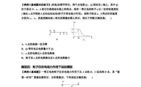 知识点66：静电场中的图象问题（原卷版）_04高考物理_新高考复习资料_2024新高考复习资料_一轮复习资料_基础版2024届高考物理一轮复习讲义及对应练习