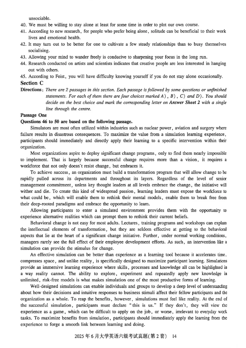 2025年6月六级三套真题带答案解析_最新更新，视频都在这_2026，6月六级速转存易和谐_讲义_就这样过英语六级真题+模拟