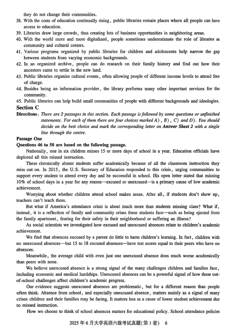 2025年6月六级三套真题带答案解析_最新更新，视频都在这_2026，6月六级速转存易和谐_讲义_就这样过英语六级真题+模拟