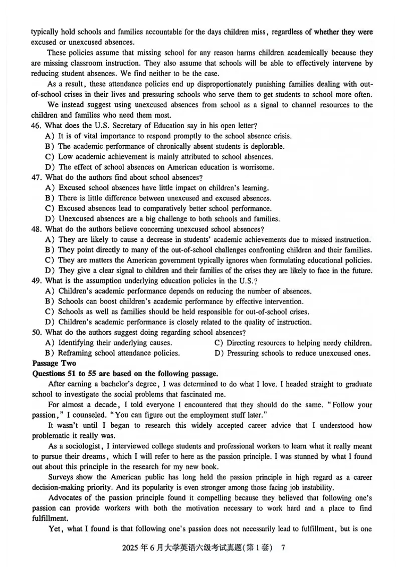 2025年6月六级三套真题带答案解析_最新更新，视频都在这_2026，6月六级速转存易和谐_讲义_就这样过英语六级真题+模拟