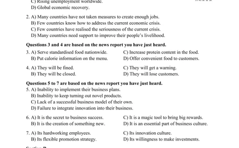四级真题2016-2020合并版_02.四六级真题+模拟题（0128）_四级真题+音频+解析(0128)_04.四级真题一键打印版