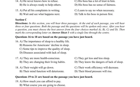 四级真题2016-2020合并版_02.四六级真题+模拟题（0128）_四级真题+音频+解析(0128)_04.四级真题一键打印版