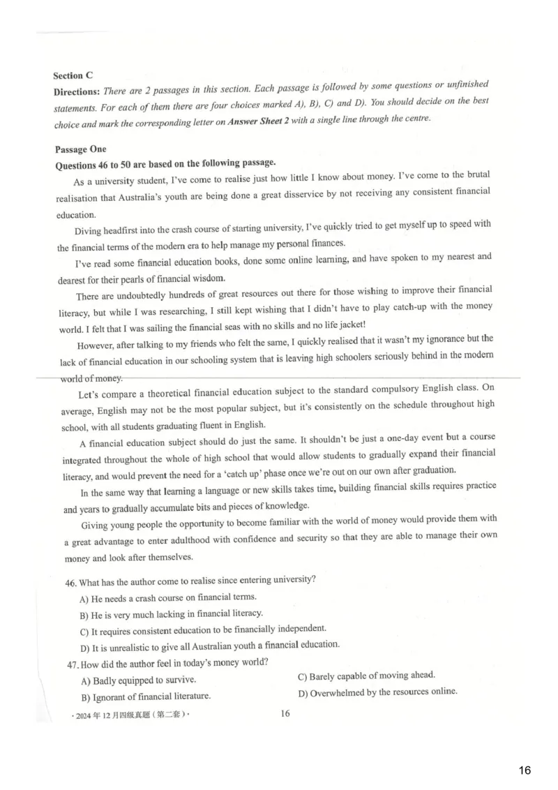 [24.1]--四级听力模考解析24年12月第一套_最新更新，视频都在这_2026，6月六级速转存易和谐_1、2025年6月六级_10.2026六级英语橙啦_{1}--课程_{24}--四级6月7日模考解析