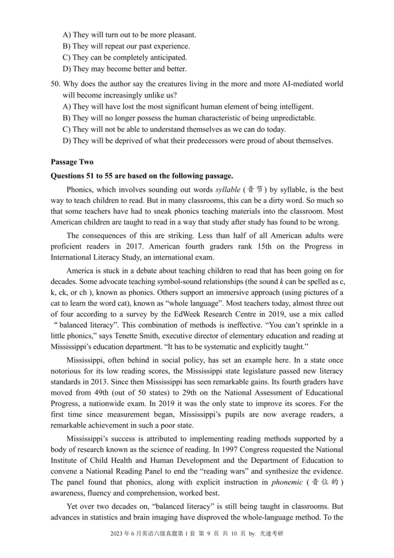 六级真题合并版2021-2025年_02.四六级真题+模拟题（0128）_六级真题+音频+解析(0128)_04.六级真题一键打印版