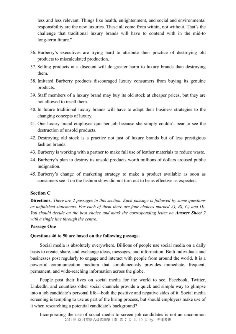 六级真题合并版2021-2025年_02.四六级真题+模拟题（0128）_六级真题+音频+解析(0128)_04.六级真题一键打印版