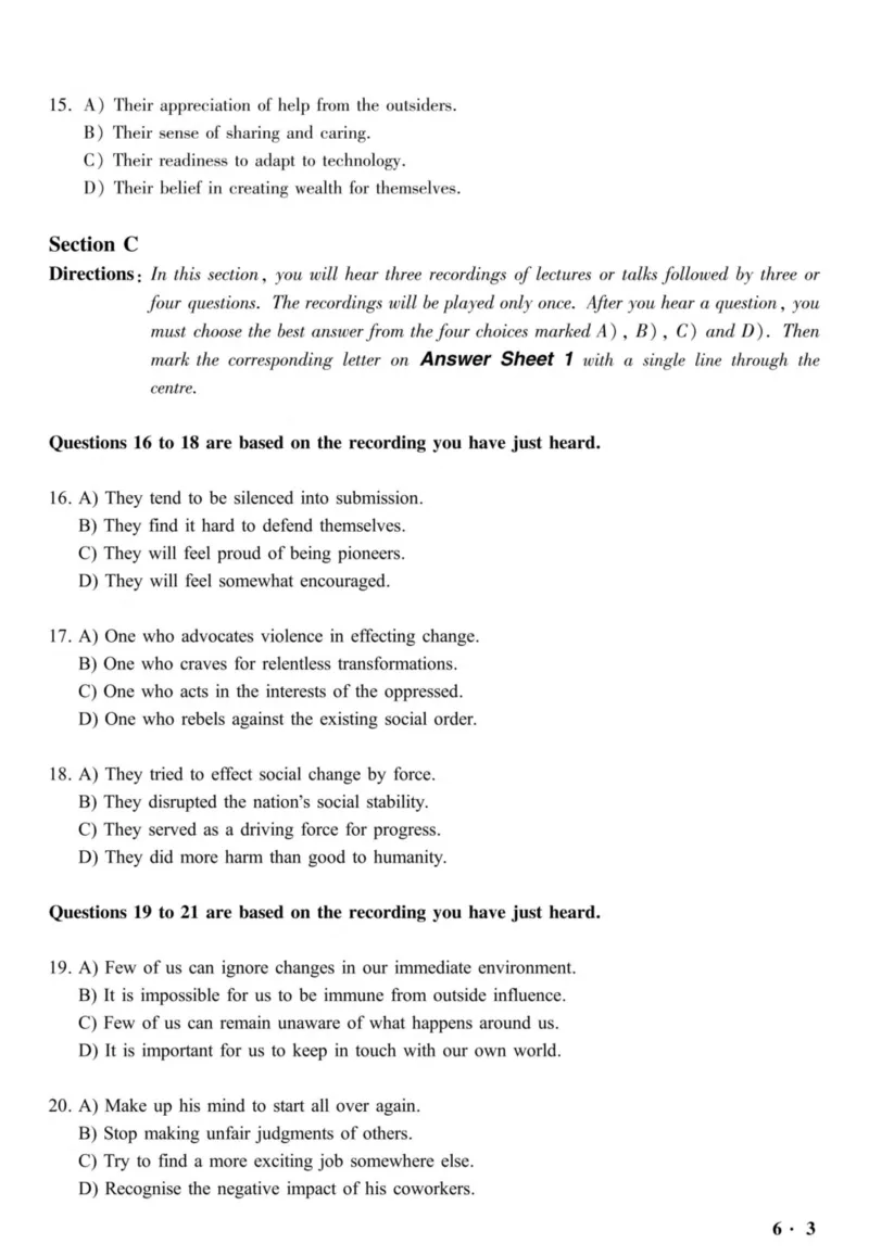 2020.09六级真题全3套(带书签)_02.四六级真题+模拟题（0128）_六级真题+音频+解析(0128)_03.2016&mdash;2025六级新题型_2020年09月六级