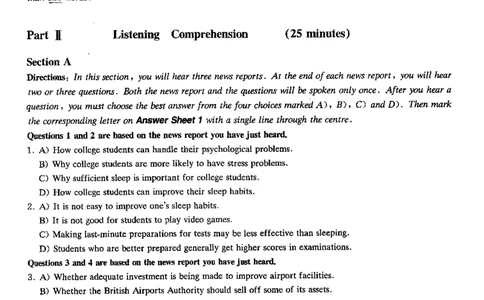 2016.06四级真题第2套可复制可检索_02.四六级真题+模拟题（0128）_四级真题+音频+解析(0128)_02.2013&mdash;2015年旧题型_2016年6月CET4_2016.06四级真题PDF