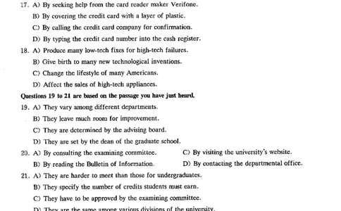 2016.06四级真题第2套可复制可检索_02.四六级真题+模拟题（0128）_四级真题+音频+解析(0128)_02.2013&mdash;2015年旧题型_2016年6月CET4_2016.06四级真题PDF