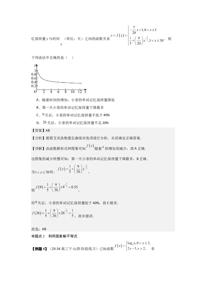 考点13函数的图像（3种核心题型+基础保分练+综合提升练+拓展冲刺练）解析版_02高考数学_2025年新高考资料_一轮复习_2025年高考数学一轮复习核心题型讲与练（完结）