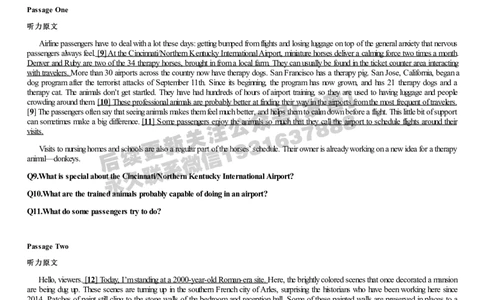 [1.1.9.23]--2019年6月六级听力（第二套）_文本_最新更新，视频都在这_2026，6月六级速转存易和谐_1、2025年6月六级_04.2026六级英语新东方_{9}--近五年听力音频+原文