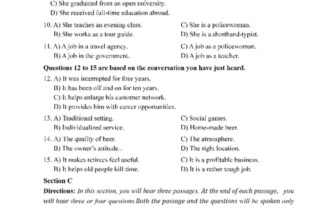 2015.12四级真题第1套可复制可检索_02.四六级真题+模拟题（0128）_四级真题+音频+解析(0128)_02.2013&mdash;2015年旧题型_2015年12月CET4_2015.12四级真题PDF
