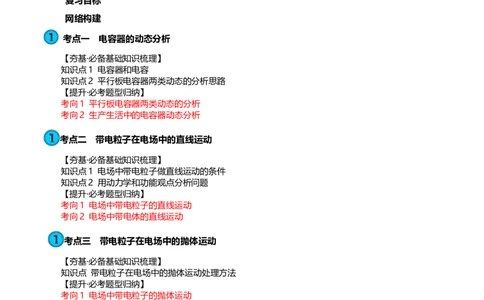 第39讲电容器带电粒子在电场中的运动（讲义）（原卷版）_04高考物理_新高考复习资料_2024新高考复习资料_一轮复习资料_2024年高考物理一轮复习讲练测（讲义+练习+课件）（新高考）