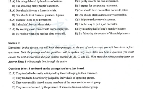 2023.12四级真题第1套_最新更新，视频都在这_2026、6月四级速转存易和谐_四六级真题+资料包_四级真题_2023年12月英语四级真题及答案解析（三套全）