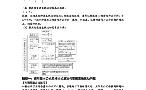 知识点1：匀变速直线运动的规律及应用（基础解析版）_04高考物理_新高考复习资料_2024新高考复习资料_一轮复习资料_基础版2024届高考物理一轮复习讲义及对应练习