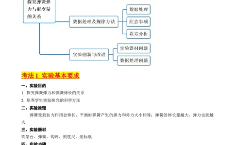 考点08实验二探究弹簧弹力和形变量的关系（核心考点精讲精练）-备战2024年高考物理一轮复习考点帮（新高考专用）（原卷版）_04高考物理_新高考复习资料_2024新高考复习资料