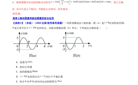 考点32机械波（核心考点精讲+分层精练）-备战2024年高考物理一轮复习考点帮（新高考专用）（解析版）_04高考物理_新高考复习资料_2024新高考复习资料_一轮复习资料
