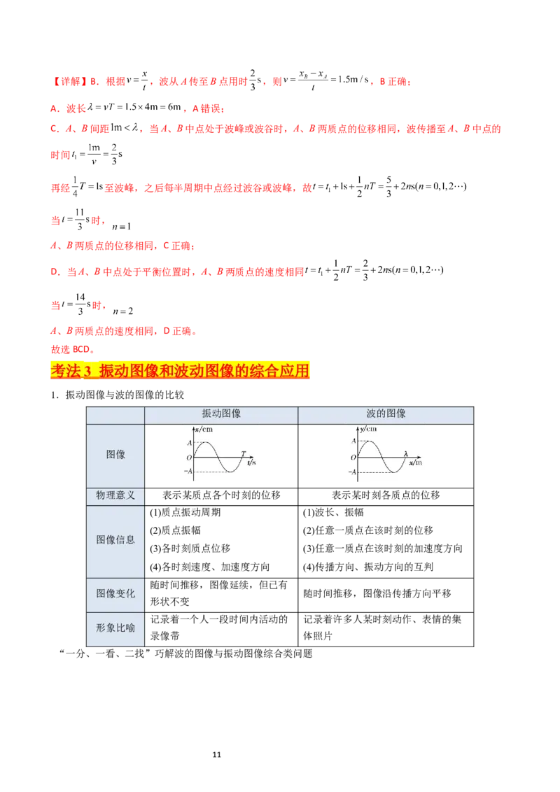 考点32机械波（核心考点精讲+分层精练）-备战2024年高考物理一轮复习考点帮（新高考专用）（解析版）_04高考物理_新高考复习资料_2024新高考复习资料_一轮复习资料