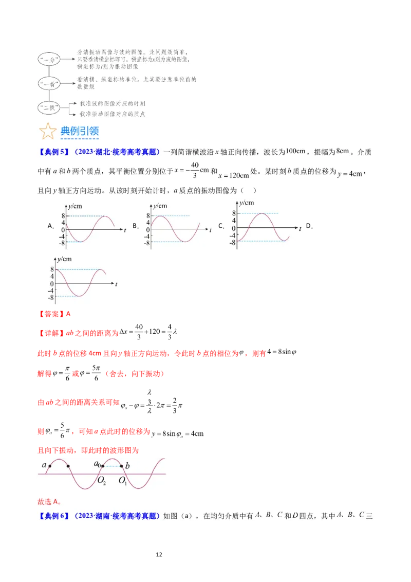 考点32机械波（核心考点精讲+分层精练）-备战2024年高考物理一轮复习考点帮（新高考专用）（解析版）_04高考物理_新高考复习资料_2024新高考复习资料_一轮复习资料