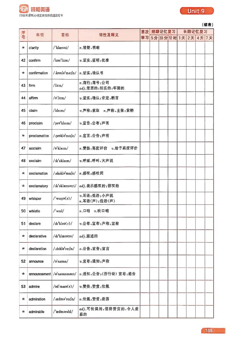 四级英语核心词艾宾浩斯抗遗忘打卡_最新更新，视频都在这_2026、6月四级速转存易和谐_讲义