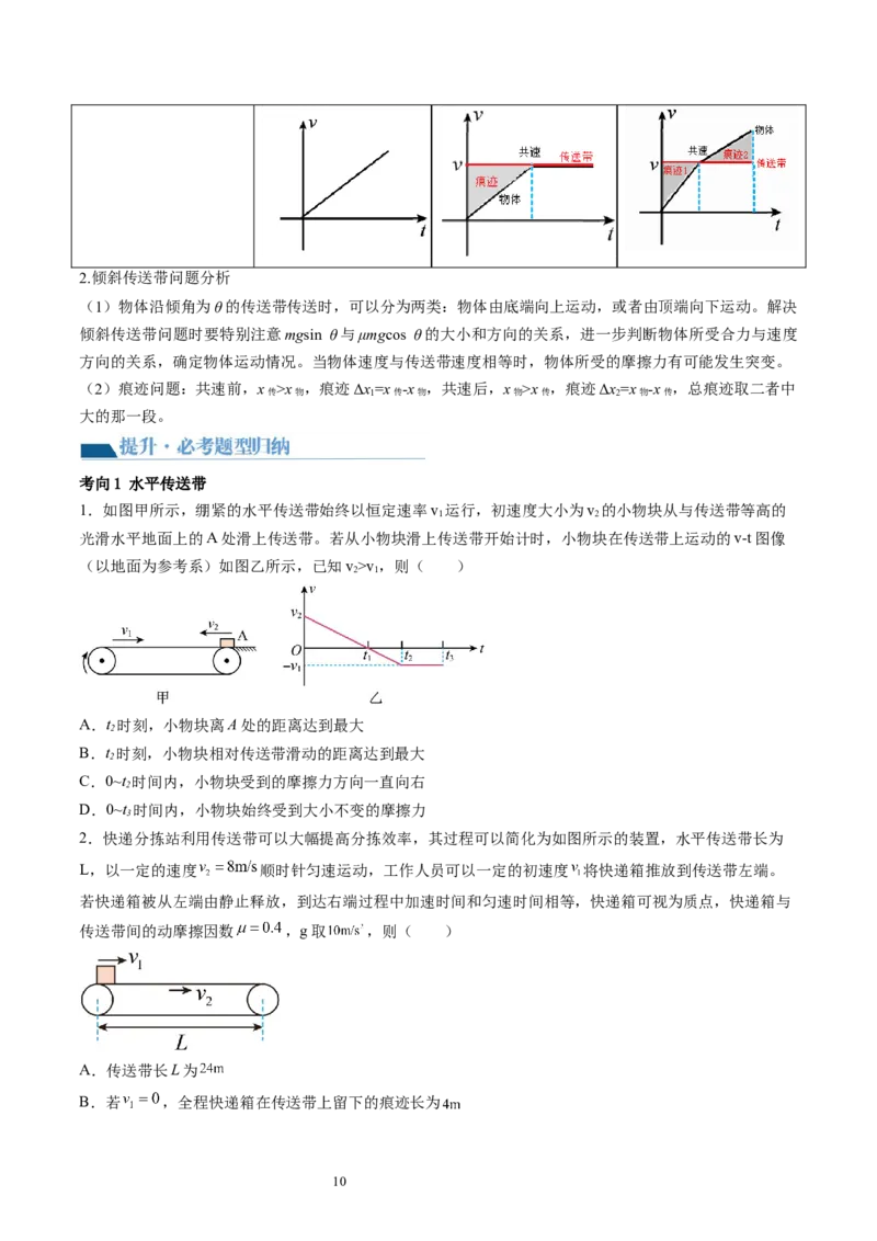 第14讲牛顿第二定律的综合应用（讲义）（原卷版）_04高考物理_新高考复习资料_2024新高考复习资料_一轮复习资料_2024年高考物理一轮复习讲练测（讲义+练习+课件）（新高考）_讲义+练习