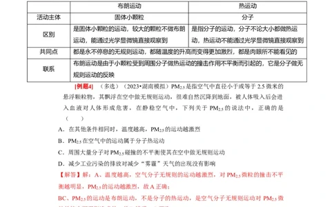 第31讲　分子动理论内能（解析版）_04高考物理_通用版（老高考）复习资料_2024年复习资料_完2024年高考物理一轮考点复习精讲精练（全国通用）