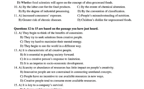 2024.06英语六级真题第1套_最新更新，视频都在这_2026、6月四级速转存易和谐_四六级真题+资料包_六级真题_2024年9月大学英语六级真题答案解析（全三套）