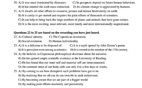 2024.06英语六级真题第1套_最新更新，视频都在这_2026、6月四级速转存易和谐_四六级真题+资料包_六级真题_2024年9月大学英语六级真题答案解析（全三套）